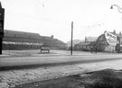 View: s18022 The Moor looking towards Forge Lane and G. and J. Hall Ltd., engineers small tool manufacturers
