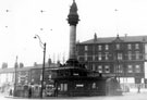 View: s18137 Crimean Monument, Moorhead looking towards Button Lane and Roberts Brothers Ltd.