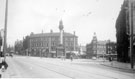View: s18139 Crimean Monument, Moorhead, Nelson Hotel and Newton Chambers, Newton House, in background