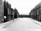 Nos. (left side) 5, 7, 9, 11, 21 (gable end of) etc and Nos. 6 34 (right), Mountain Street, Darnall looking towards the entrance to Phillimore Road County Primary School Nos. (left side) 5, 7, 9, 11, 21 (gable end of) etc and Nos. 6 34 (right), Mountain Street, Darnall looking towards the entrance to Phillimore Road County Primary School