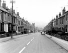 Murray Road looking towards Greystones Road, the church is Greystones Road Primitive Methodist Church