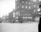 James Oldham, household furnisher Leadhill's Corner, St. Philip's Road and Netherthorpe Place looking towards Ellison Street taken from Upperthorpe Road