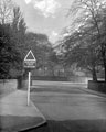 Newbould Lane from Watson Road, looking towards junction with Glossop Road and King Edward VII School