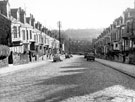 Newington Road, Endcliffe, looking towards Brocco Bank and George Woofindin Almshouses