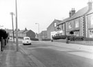 Housing and Harry S. Allen Ltd., chemists, Newman Road, Wincobank looking towards Hyacinth Road and Wincobank Avenue