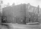 View: s18332 Junction of Norfolk Street and Charles Street, No. 199 Norfolk Street, Sheffield Turkish and Public Baths Co.