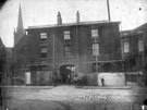 Norfolk Street, before St. Marie's Rectory was built, Nether Congregational Chapel, right, No 64, Henry Outram, Cab Proprietor, No 66, former premises of Ellen Beck, Tobacconist