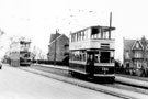 Ecclesall Tram Terminus at Millhouses Lane showing Tram No. 188