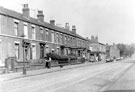 Nos. 109, 111 (left to right) etc., Nottingham Street looking towards the junctions with Fitzalan Street and Andover Street