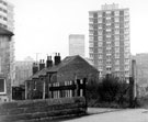 Off Oxford Street, looking towards Netherthorpe Flats