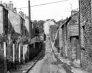 Parkers Lane, off Whitham Road, Broomhill, rear of properties fronting Parker's Road, left