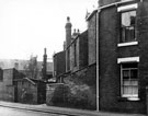 View: s18598 Rear of Nos. 26 (foreground), 24, 22 etc., Firshill Road, rear of properties on Abbeyfield Road and Passhouses Road