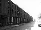 Derelict housing, Pearl Street, looking towards Washington Road