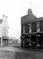 Pearl Street looking towards London Road showing (right) the Lansdowne Hotel