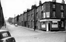 Pearl Street at junction with Cliff Street, No. 58 Frank A. Hodkin, licensed betting office