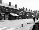 No. 282 Achibold McGibbon, newsagent and other properties, Penistone Road looking towards the junctions with Driffield Street and Cottam Street