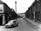 Penns Road, off Gleadless Road, looking towards junction with Denmark Road and No.141 Newfield Inn