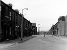 Nos. 1 - 17 (left) and 18 - 28 (right) etc., Phillimore Road from the junction with Coleridge Road looking towards Uttley Street