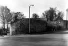 Pitchford Lane, left, Redmires Road, right, buildings in background belong to 'Barncliffe'