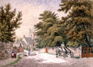 Artists impression of Pitsmoor Road looking towards Christ Church