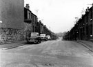 General view of Popple Street looking towards Owler Lane from Hinde House Lane