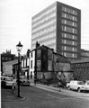 Portobello Street from Rockingham Street, building in background is part of University of Sheffield