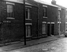 No. 105 Newman Road (windows extreme left) and Nos. 1 and 3 Prestwich Street