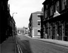 Sheffield County Court, Bank Street, looking towards Queen Street and Queen Street Chambers