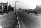 Ridgeway Road looking north at Kirkby Road and Seagrave Road, house on left is No. 28 Kirkby Road