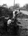 Construction of St. Mary's Gate, June 1956 - August 1958, Hermitage Street looking towards St. Mary's Road