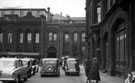 St. James' Row looking towards Church Street including Cutlers Hall and Midland Bank, Gladstone Buildings, right