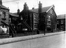 Sandford Grove Road, showing rear of houses fronting Glen Road