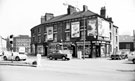 Shalesmoor showing No. 330 S. A. Williams, grocer and Nos. 332 - 334 Shalesmoor Post Office looking towards James Dixon and Sons, manufacturer of silver and silver plated goods, Cornish Place Works, Cornish Street