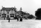 Sharrow Lane at Sharrow Head, Cemetery Road, left (these houses were built on the site of Sharrow Head House)