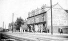 No. 40 Thomas Hammond, tobacconist, and No. 42 etc., Sheffield Road, Tinsley looking towards The Plumpers Inn at the corner of Town Street