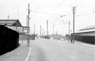 Sheffield Road looking towards Vulcan Road and Hadfields Ltd., East Hecla Works
