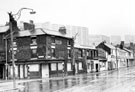 View: s19392 Derelict premises, Sheaf Street at junction with Broad Street, former New Market Hotel, on corner
