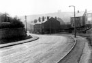Nos. 55, 57, 59 etc. (right to left), Shiregreen Lane looking towards Wincobank Road with 'Wincobank Castle' in the background, High Wincobank