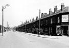 View: s19464 Shoreham Street at junction with Cherry Street, opposite Bramall Lane football ground