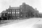 No. 222, Cooke and Stevenson Ltd., electrical engineers, (formerly the Catholic Boys Hostel), Solly Street at the junction with Corn Hill looking towards No. 216,  James Lodge Ltd., cutlery manufacturers, Cambridge Works