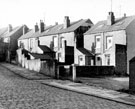 Somerville Terrace, showing the rear of terraces on Burgoyne Road