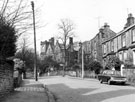 Southbourne Road looking towards Westbourne Road and Radio Sheffield H.Q., Ashdell Grove