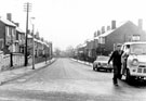 Springvale Road from Crookes. Car park belonging to Punch Bowl Inn, right