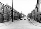Staveley Road, Sharrow, from Chippinghouse Road, premises of Gowers and Burgons, Grocers (Office and Warehouse), left