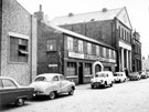 No. 34 George Cooper, sheet metal workers, Electric Works and Amalgamated Engineering Union Club and Institute (formerly Bethesda Primitive Methodist Chapel and Sunday School), Stanley Street, showing Johnson Lane