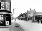 Autocam Units Ltd., motor accessories, No. 141 Staniforth Road at the corner of Palmer Street looking towards No. 146, Gower and Burgons, grocers at the junction with Selborne Street
