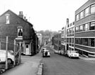 Summerfield Street at junction with Parliament Street. Sheffield Twist Drill and Steel Co. Ltd., right Summerfield Street at junction with Parliament Street. Sheffield Twist Drill and Steel Co. Ltd., right