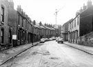 Sutton Street from Mitchell Street, Netherthorpe. Yardley Street, right