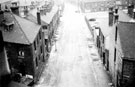 Elevated view of Sutton Street at junction with Winter Street, looking towards junction with Bolsover Street Elevated view of Sutton Street at junction with Winter Street, looking towards junction with Bolsover Street