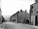 Thistle Street awaiting demolition from the junction with Montfort Street, Burngreave